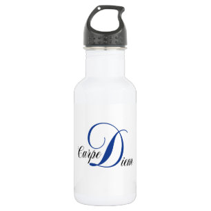 Bouteille D'eau En Acier Inoxydable Motivation Carpe Diem