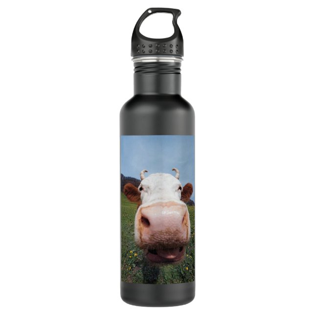 Bouteille D'eau En Acier Inoxydable Nez de vache (Devant)