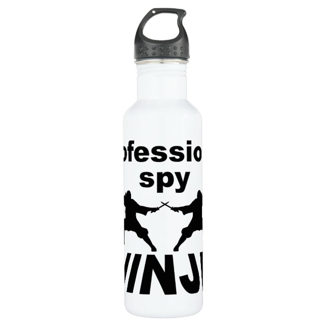 Bouteille D'eau En Acier Inoxydable Ninja , Japan , Professional spy (Devant)