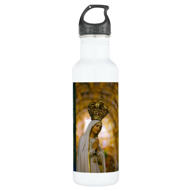 Bouteille D'eau En Acier Inoxydable Notre Madame de Fatima (Devant)