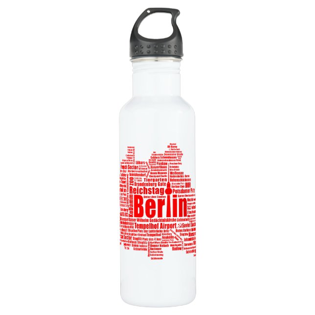 Bouteille D'eau En Acier Inoxydable Nuage de Berlin (Devant)