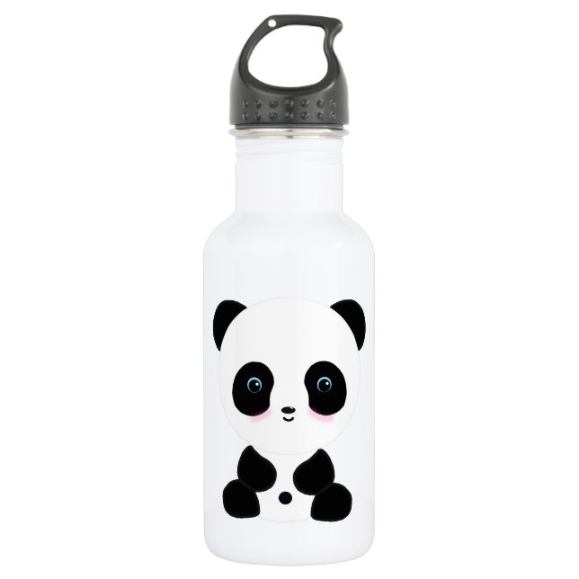Bouteille D'eau En Acier Inoxydable Ours panda de rougissement mignon (Devant)