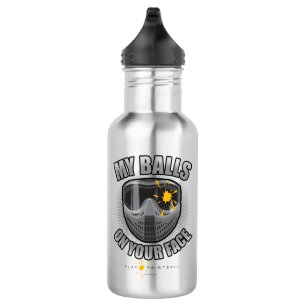 Bouteille D'eau En Acier Inoxydable Paintball sur votre visage