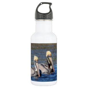Bouteille D'eau En Acier Inoxydable Paire de pélicans