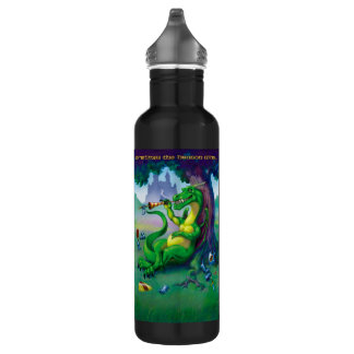 Bouteille D'eau En Acier Inoxydable Parfois le Dragon gagne