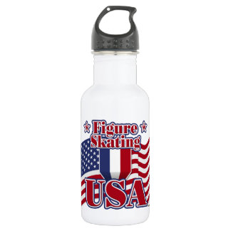 Bouteille D'eau En Acier Inoxydable Patinage Artistique USA
