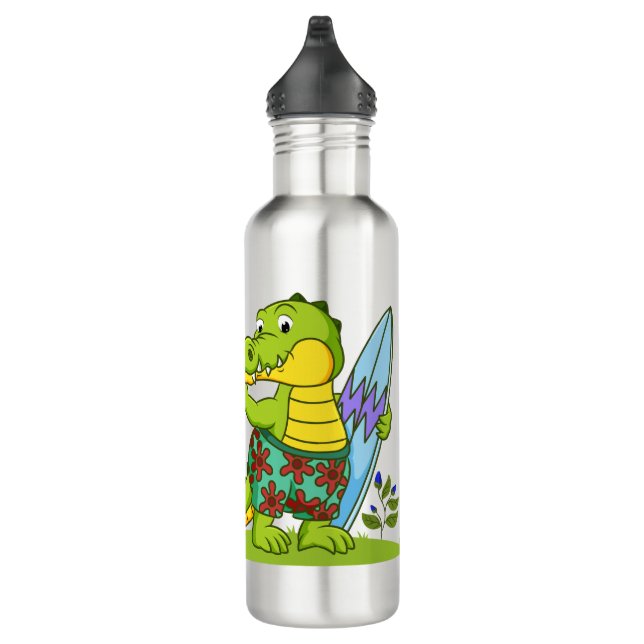 Bouteille d'eau en acier inoxydable personnalisée  (Droite)