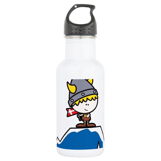 Bouteille D'eau En Acier Inoxydable Petit garçon de Viking (Devant)