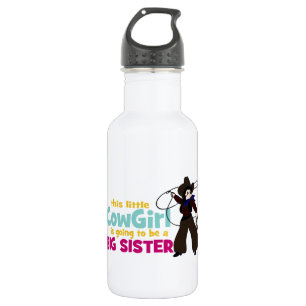 Bouteille D'eau En Acier Inoxydable Petite fille, grande soeur