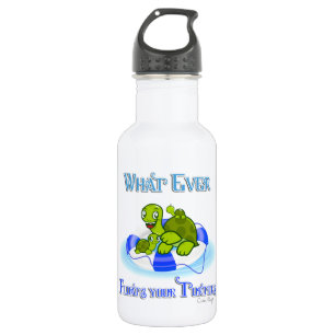 Bouteille D'eau En Acier Inoxydable Peu importe ce qui flotte vos tortues 3