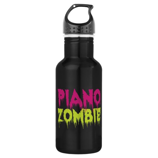 Bouteille D'eau En Acier Inoxydable Piano Zombie (Devant)