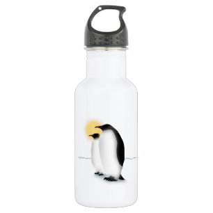 Bouteille D'eau En Acier Inoxydable Pingouin