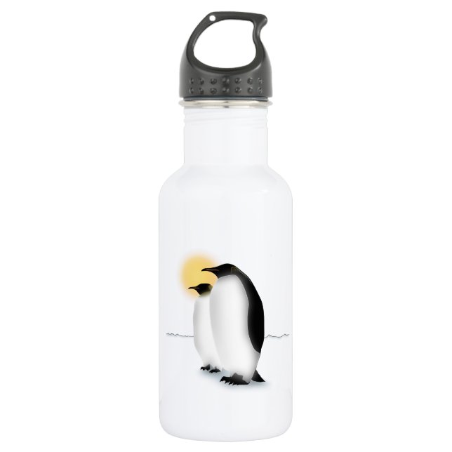 Bouteille D'eau En Acier Inoxydable Pingouin (Devant)