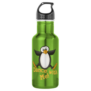 Bouteille D'eau En Acier Inoxydable Pingouin de danse