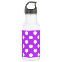 Pois blancs sur violet clair