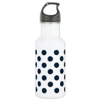 Pois bleu marine foncé