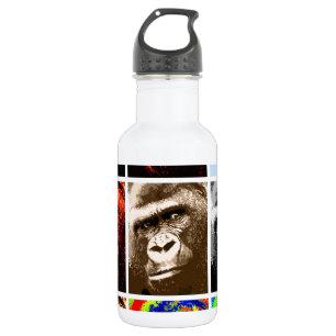 Bouteille D'eau En Acier Inoxydable Pop Art Gorillas
