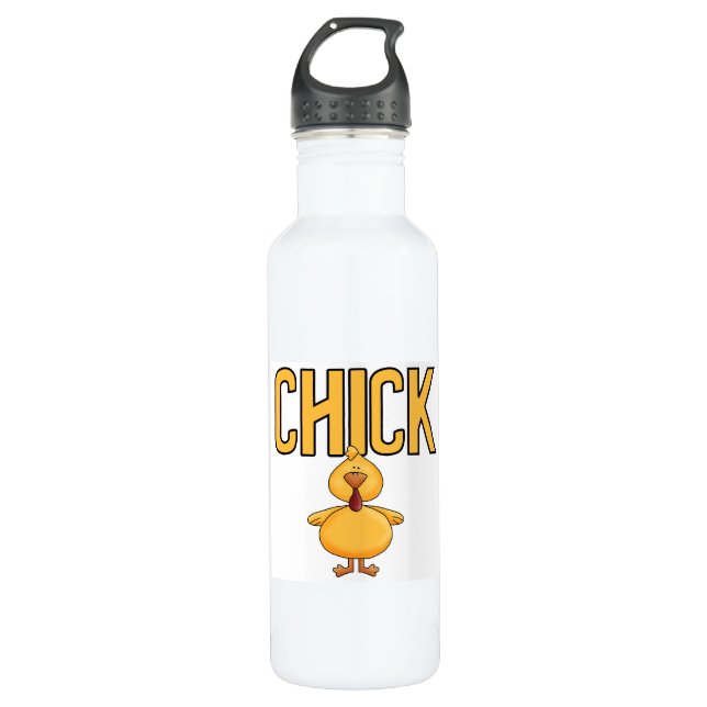 Bouteille D'eau En Acier Inoxydable Poussin (Devant)