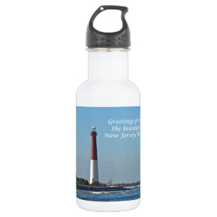 Bouteille D'eau En Acier Inoxydable Salutations du New Jersey - Barnegat Light