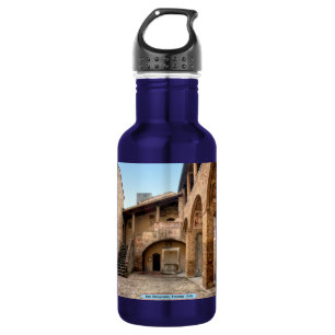 Bouteille D'eau En Acier Inoxydable San Gimignano, Toscane, Italie