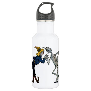 Bouteille D'eau En Acier Inoxydable Scarecrow et Tin Man