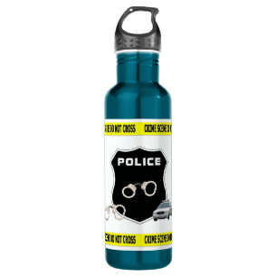 Bouteille D'eau En Acier Inoxydable Scène du crime de police