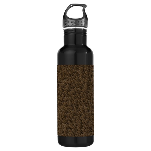 Bouteille D'eau En Acier Inoxydable Shag Brown (Devant)