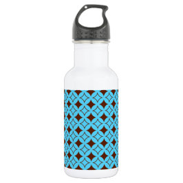 Bouteille D'eau En Acier Inoxydable Shippo bleu et marron