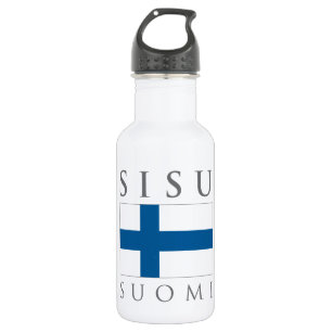 Bouteille D'eau En Acier Inoxydable Sisu Suomi