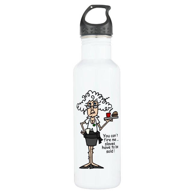Bouteille D'eau En Acier Inoxydable Stella Avec Humour D'Attitude (Devant)