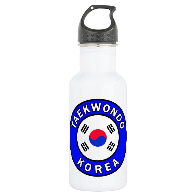 Bouteille D'eau En Acier Inoxydable Taekwondo (Devant)