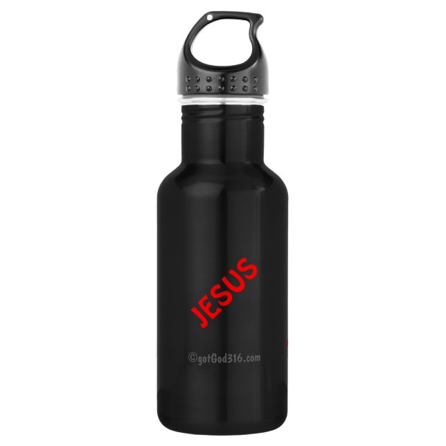 Bouteille D'eau En Acier Inoxydable Thirst4Jesus gotGod316.com Liberty (Devant)
