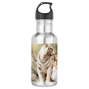 Bouteille D'eau En Acier Inoxydable Tigre et Madame de Bengale