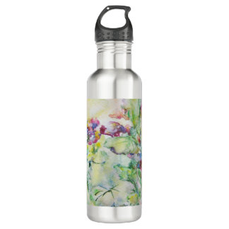 Bouteille D'eau En Acier Inoxydable Tinkerbell. fleurs