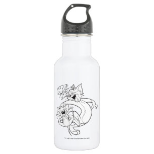 Bouteille D'eau En Acier Inoxydable Tom et Jerry   Tom et rire de Jerry