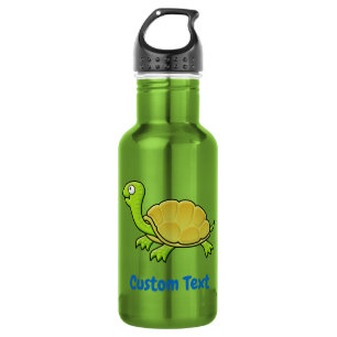 Bouteille d'eau en acier inoxydable Tortue de dess