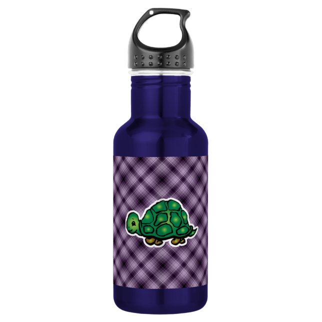Bouteille D'eau En Acier Inoxydable Tortue pourpre (Devant)