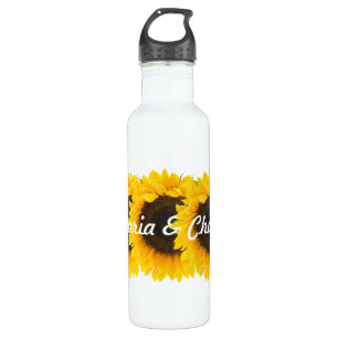 Bouteille D'eau En Acier Inoxydable Tournesol
