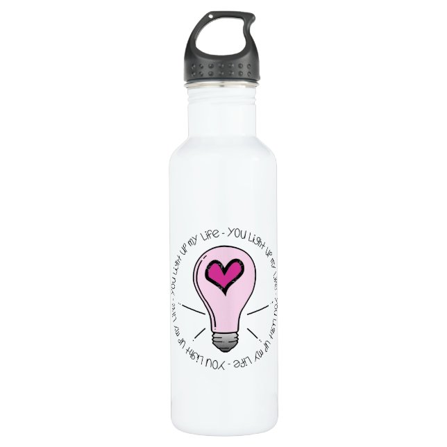 Bouteille D'eau En Acier Inoxydable Tu Illumines Ma Vie (Devant)