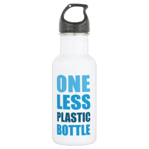 Bouteille D'eau En Acier Inoxydable Un moins de bouteille en plastique 32 onces