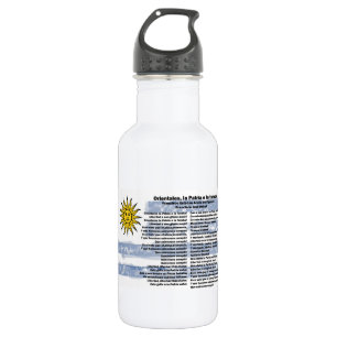 Bouteille D'eau En Acier Inoxydable Uruguay - Himno Nacional