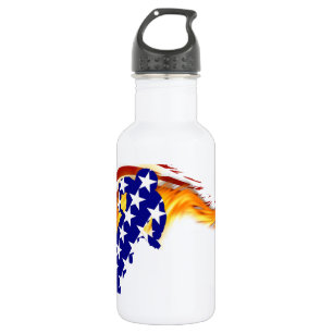 Bouteille D'eau En Acier Inoxydable USA Patriotic BMX / DIRT BIEN