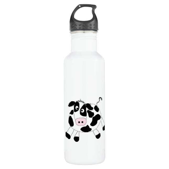 Bouteille D'eau En Acier Inoxydable Vache à ferme (Devant)