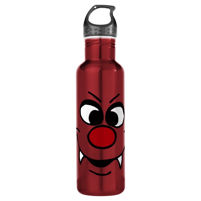 Bouteille D'eau En Acier Inoxydable Vampire Face Grumpey (Devant)