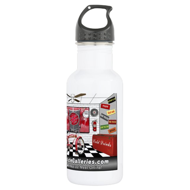 Bouteille D'eau En Acier Inoxydable VehicleGalleries.com (Devant)