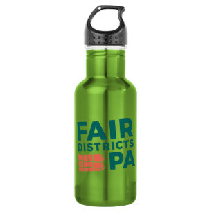 Bouteille d'eau en acier inoxydable vert citron FD