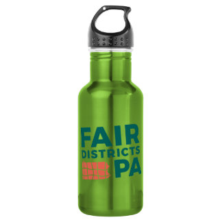 Bouteille d'eau en acier inoxydable vert citron FD