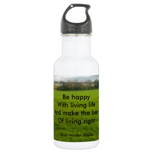 Bouteille D'eau En Acier Inoxydable Vie