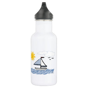 Bouteille D'eau En Acier Inoxydable Voilier PB