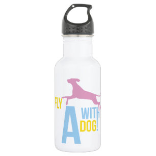 Bouteille D'eau En Acier Inoxydable Voyager avec un chien
